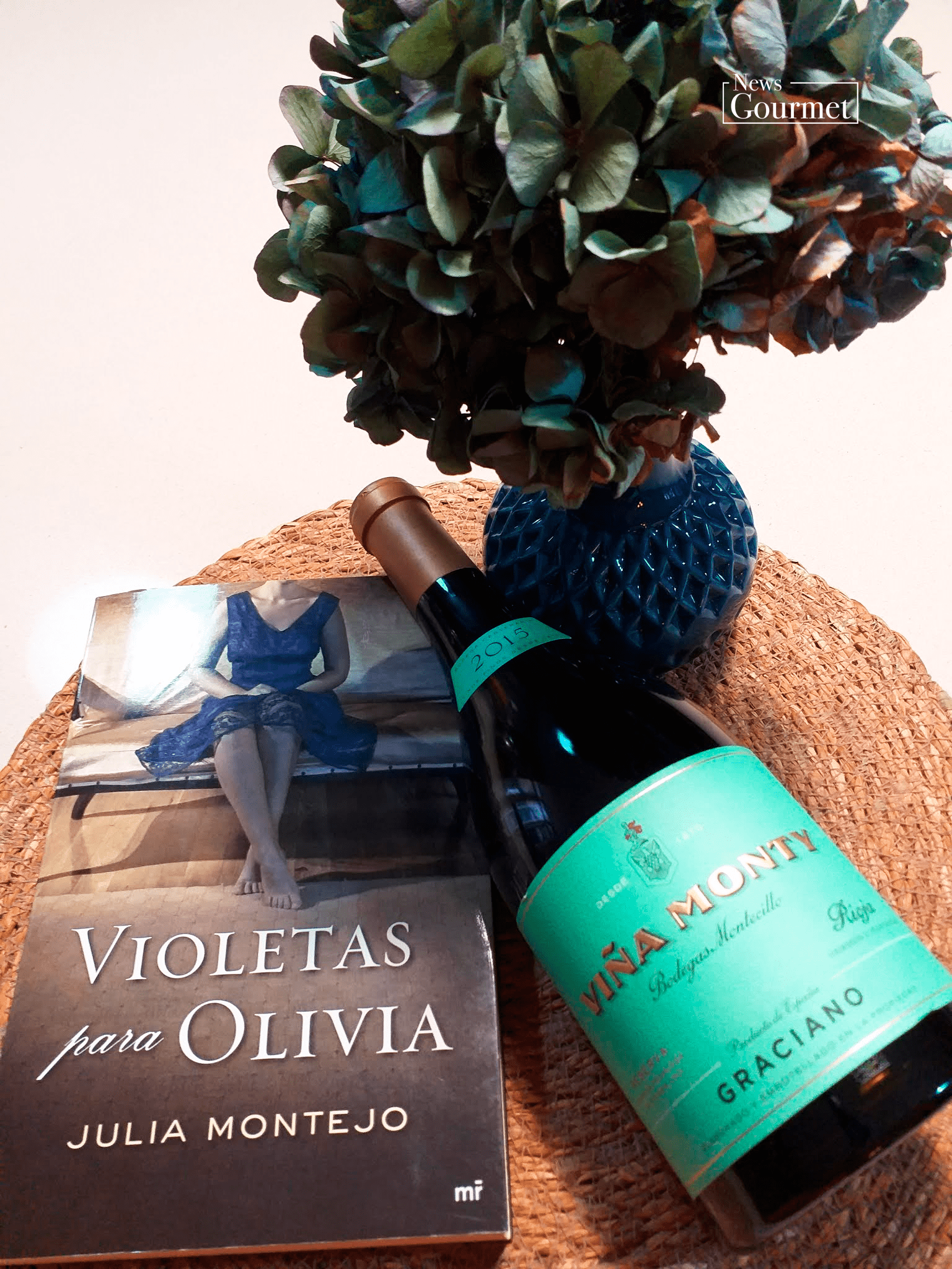Qué libro me bebo | Violetas para Oliva & Viña Monty Graciano 2015